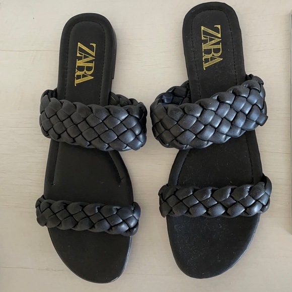 Zara braided sandals